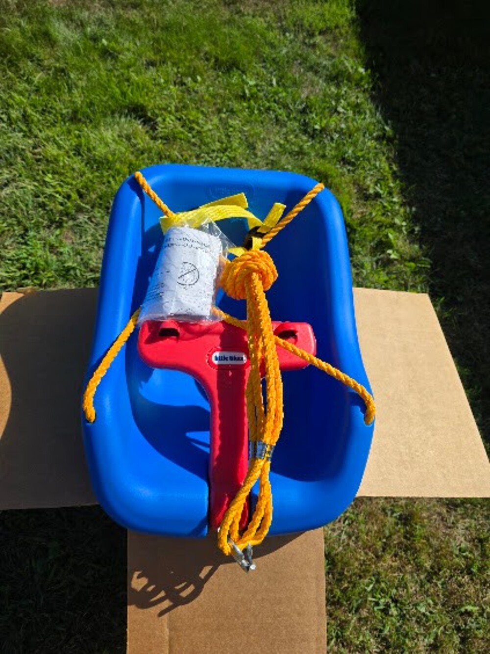 Little Tikes 2-in-1 Snug 'n Secure Toddler Swing Blue NIB